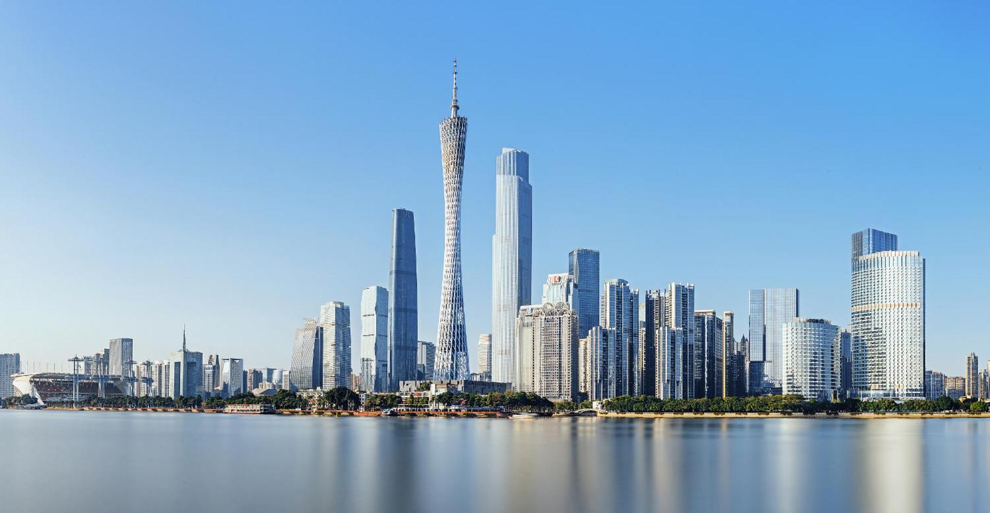 Yun Jin City View Hotel - Guangzhou Taikoo Hui Zhujiang New Town Tianhe Sports Center Bagian luar foto