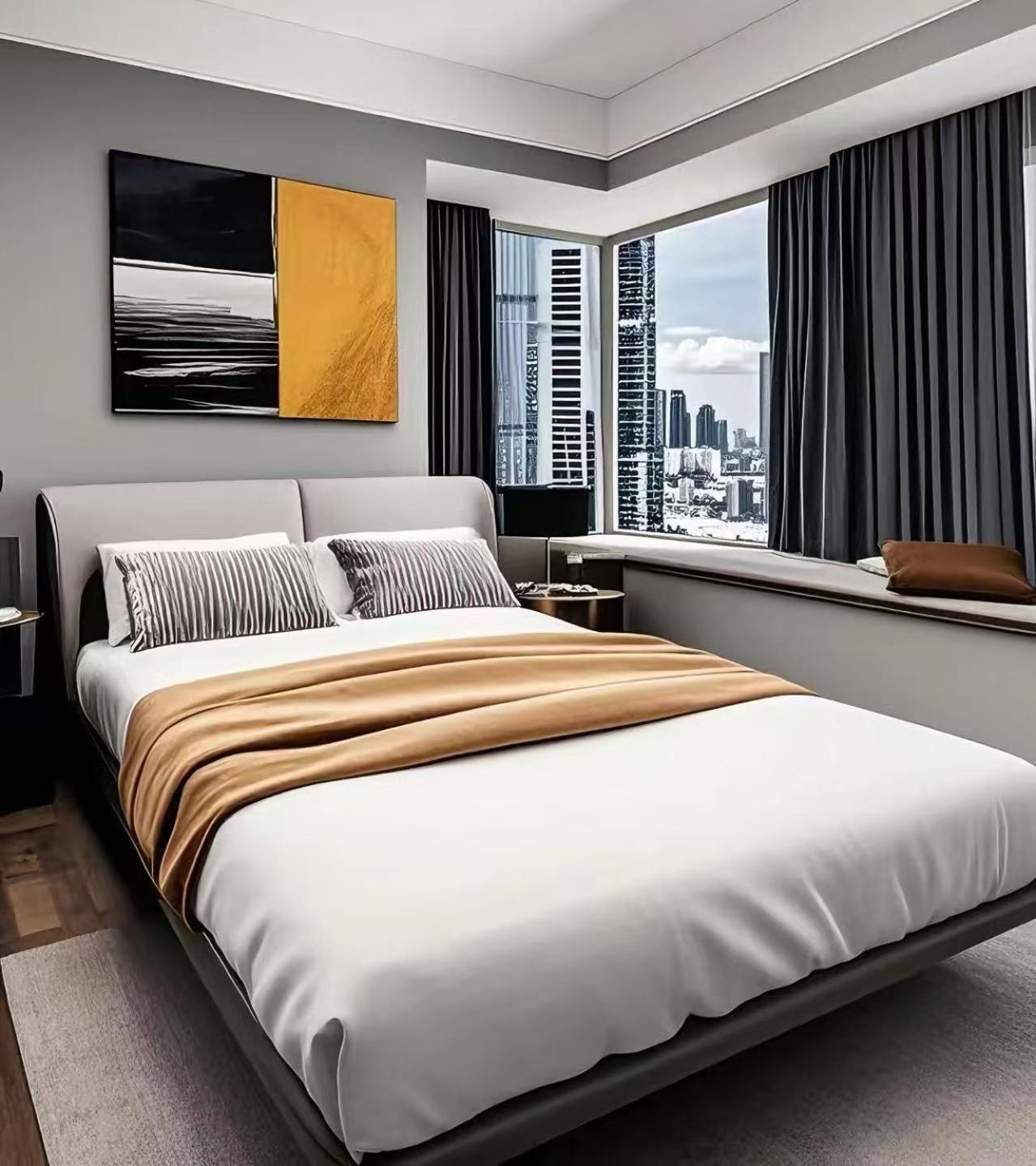 Yun Jin City View Hotel - Guangzhou Taikoo Hui Zhujiang New Town Tianhe Sports Center Bagian luar foto