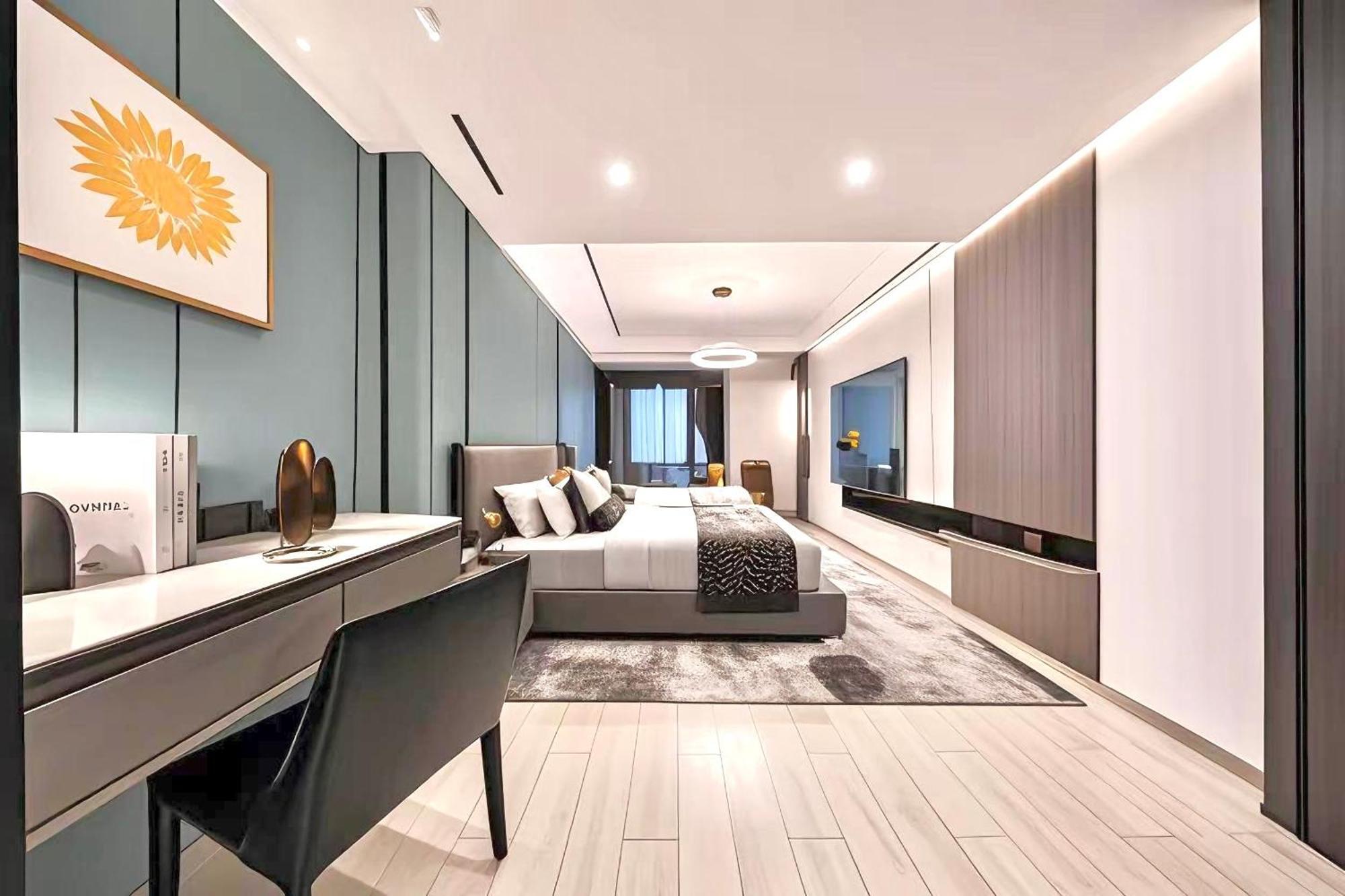 Yun Jin City View Hotel - Guangzhou Taikoo Hui Zhujiang New Town Tianhe Sports Center Bagian luar foto