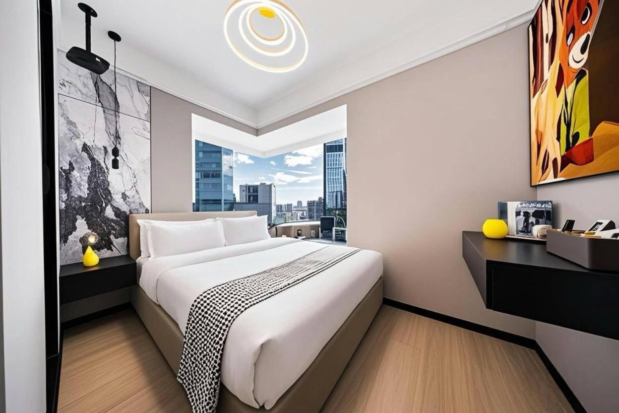 Yun Jin City View Hotel - Guangzhou Taikoo Hui Zhujiang New Town Tianhe Sports Center Bagian luar foto